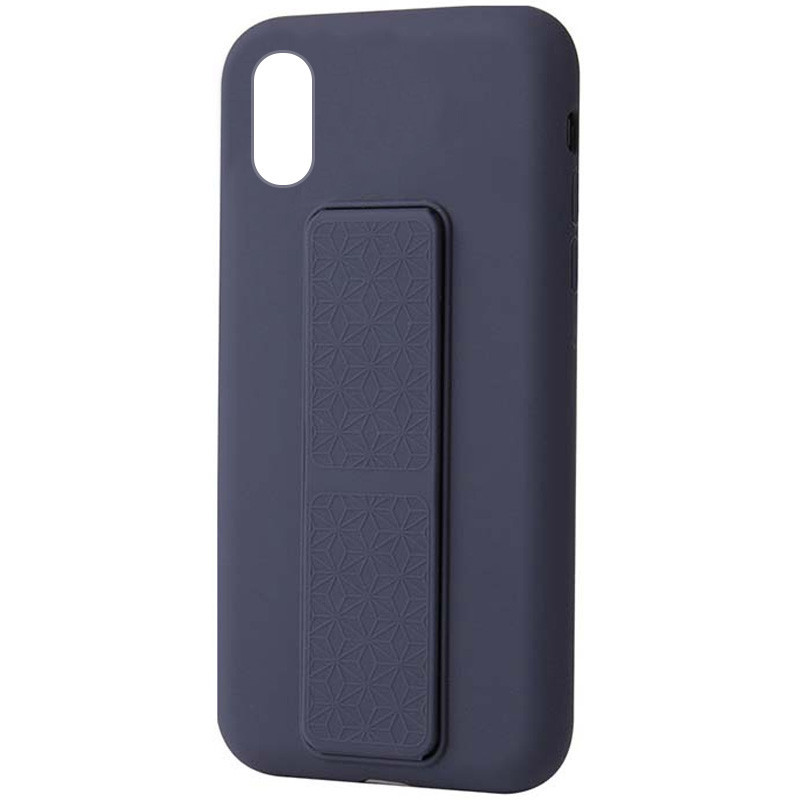 

Чехол Silicone Case Hand Holder для Apple iPhone XS Max (6.5, Темно-синий / midnight blue