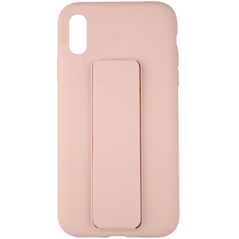 

Чехол Silicone Case Hand Holder для Apple iPhone XS Max (6.5") Розовый / Pink Sand