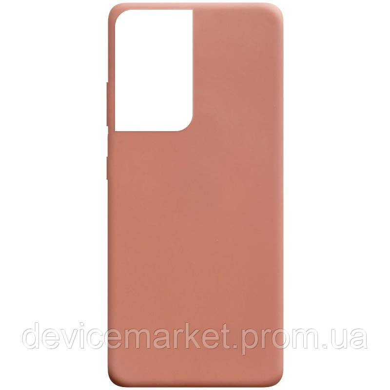 

Силиконовый чехол Candy для Samsung Galaxy S21 Ultra, Rose gold