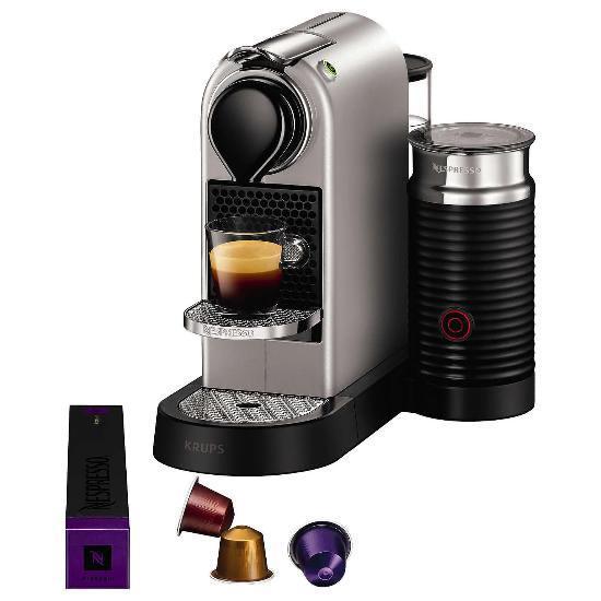 

Капсульная кофеварка Nespresso Citiz&Milk C123 Silver