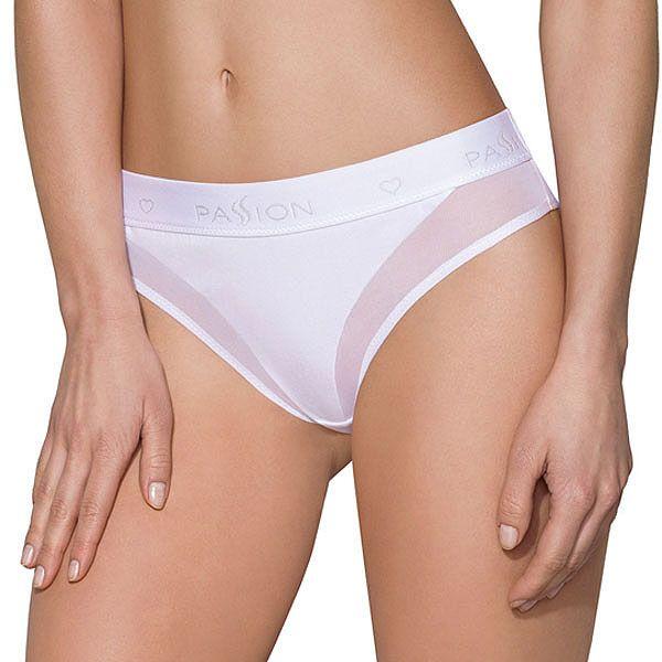 

Трусики с прозрачной вставкой PS002 PANTIES white L - Passion ssmag.com.ua