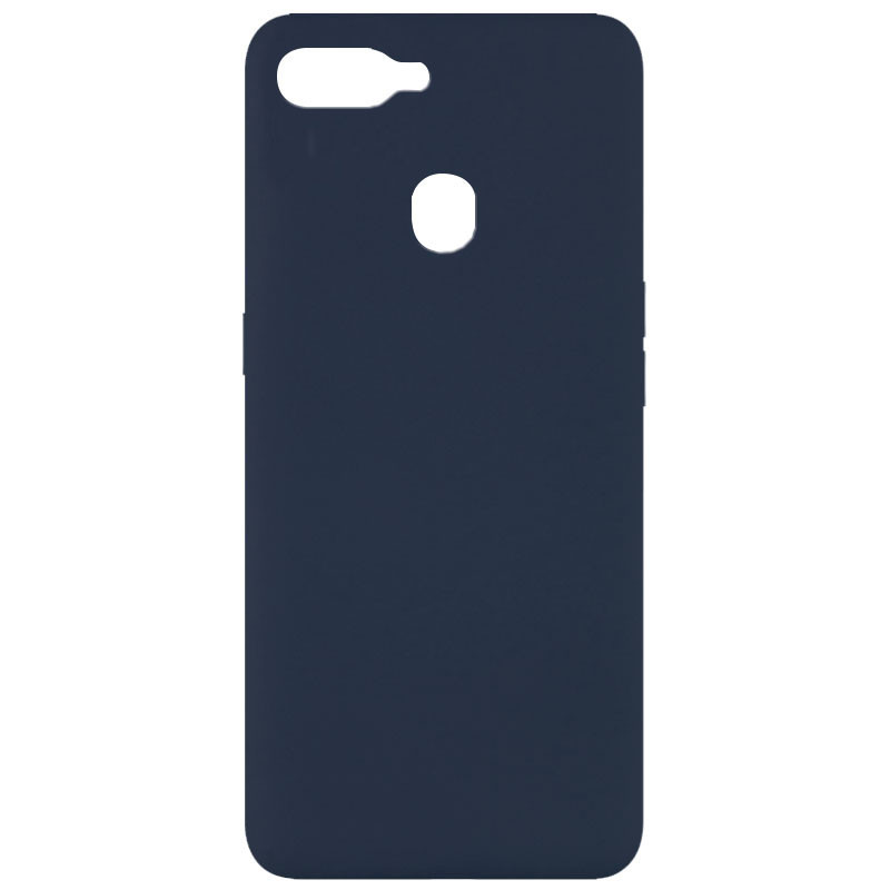 

Чехол Silicone Cover Full without Logo (A) для Oppo A5s / Oppo A12, Синий / midnight blue