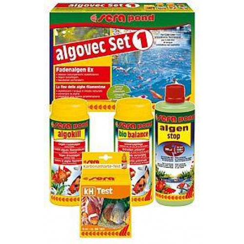 

Sera Pond Algovec Set 1 комплект для выдаления нитчастых водорослей в пруду на 5000 л