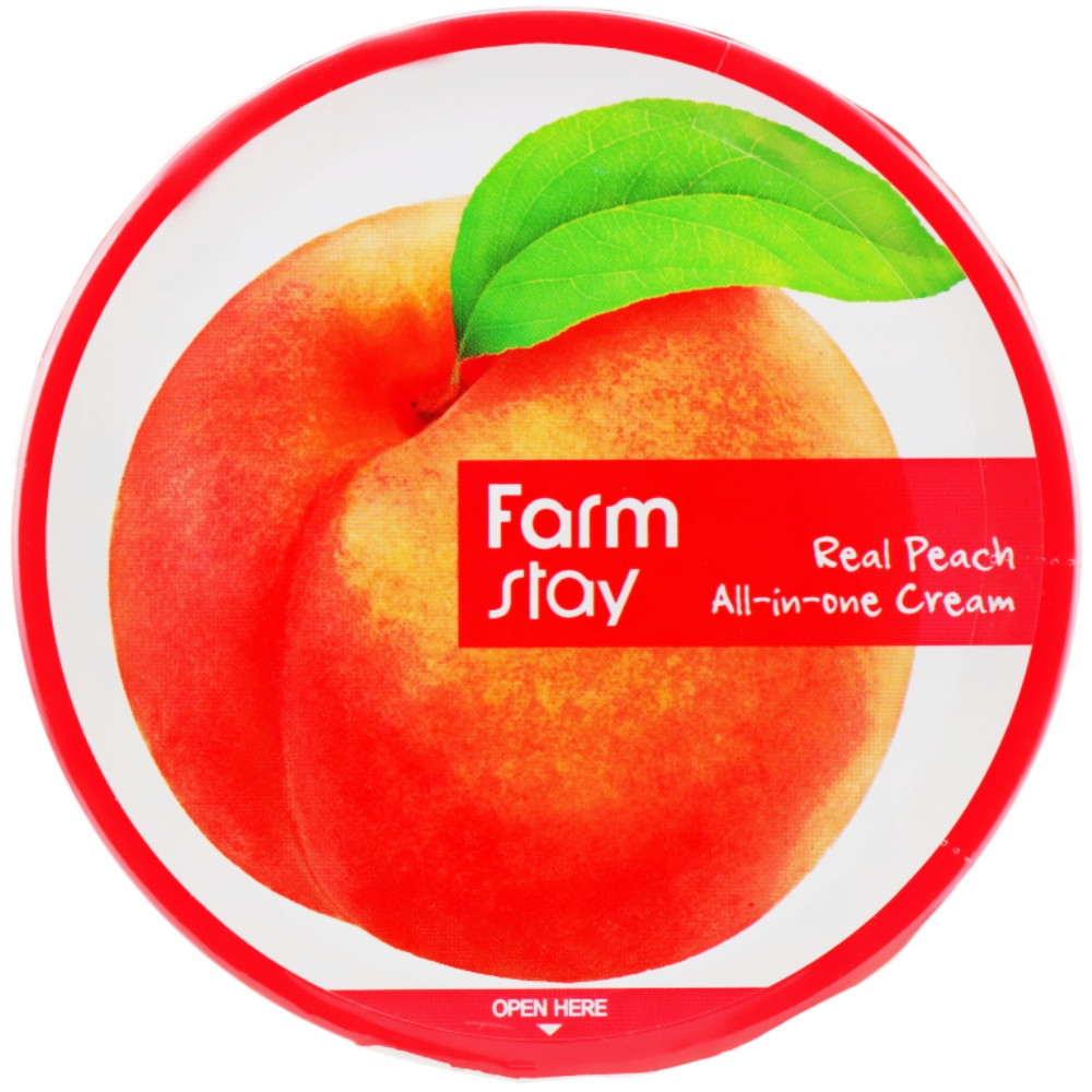 

Питательный крем для лица и тела с экстрактом персика Farmstay Real Peach All-In-One Cream 300 мл