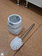 Йоршик для унітазу Сірий мармур (кераміка), фото 5