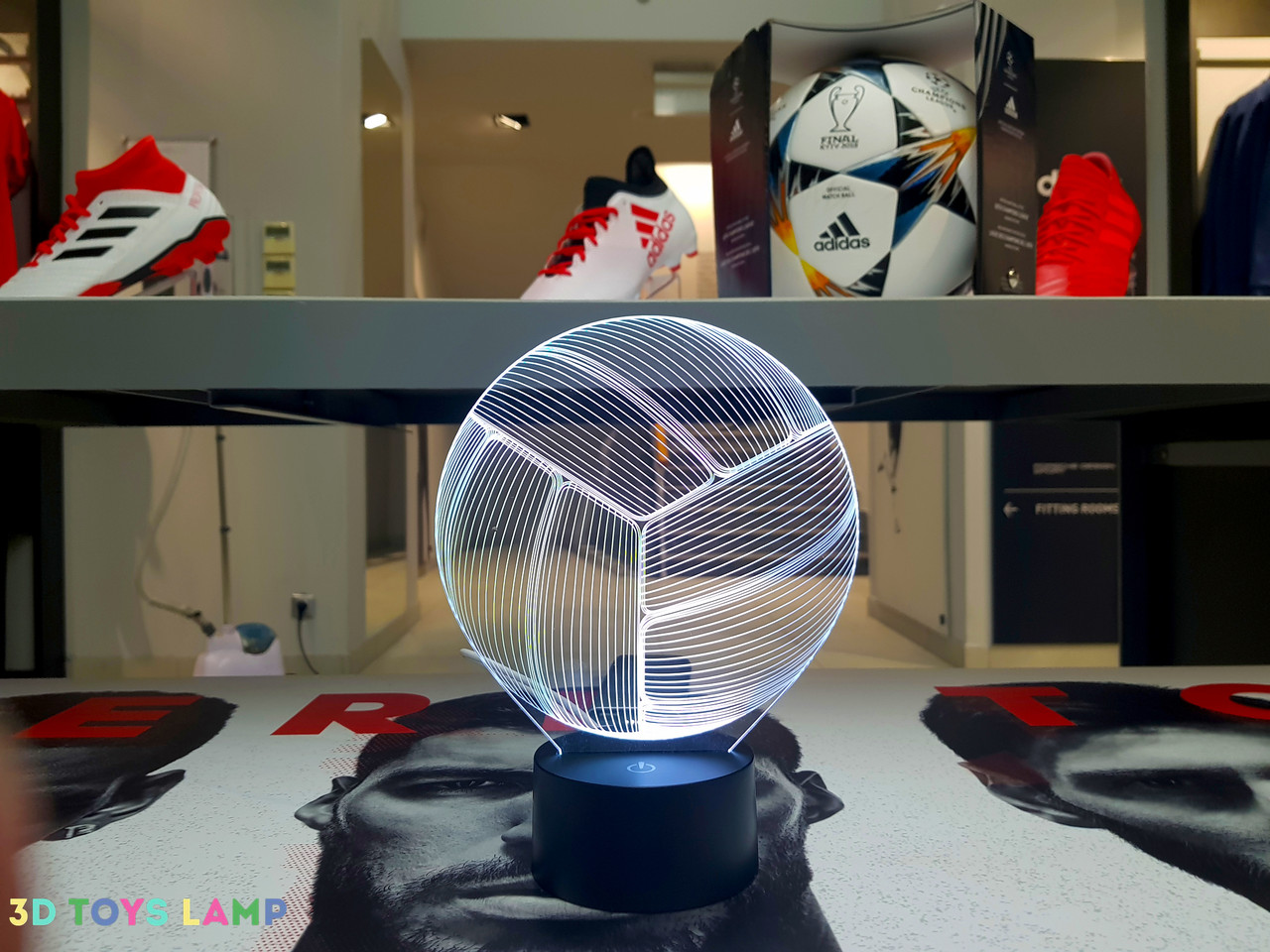 

Детский ночник - светильник "Волейбольный мяч" 3DTOYSLAMP