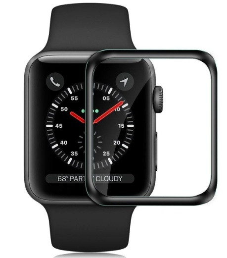 

Защитное стекло (броня) для Apple Watch 44 mm 3D Black, Черный