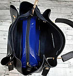 Женская серая сумка с клатчем Michael Kors из натуральной замши 28*26, фото 4