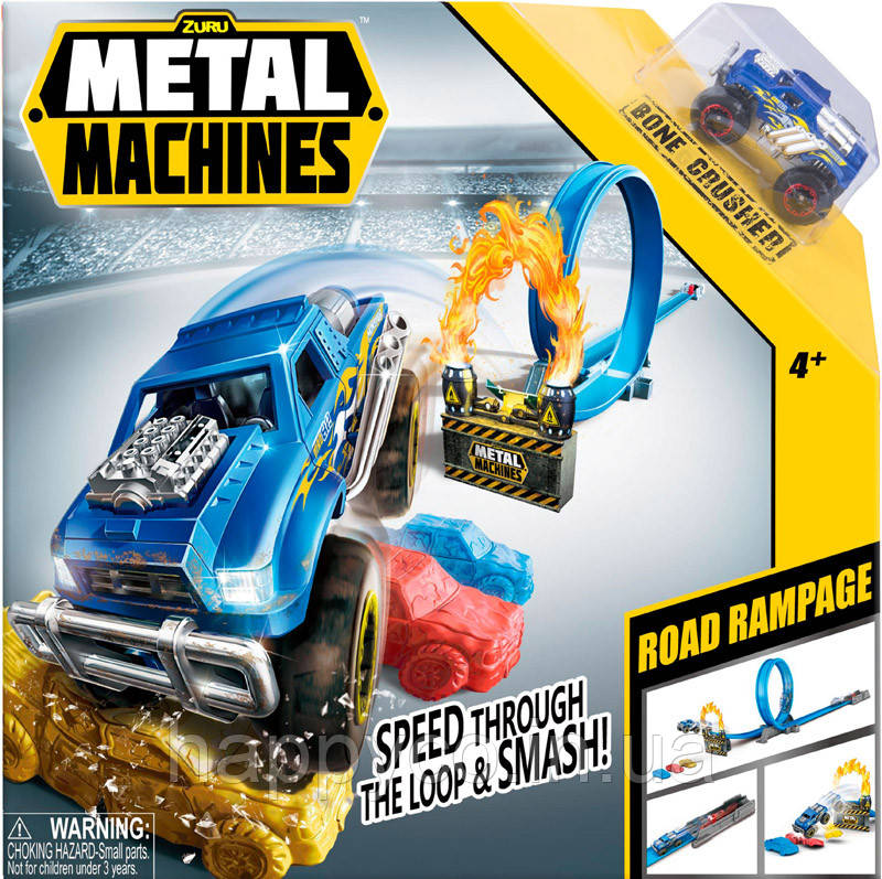 

Игровой набор автотрек Metal Machines Road Rampage (6718)