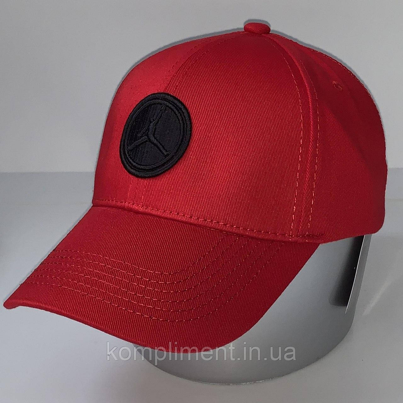 

Спортивная хлопковая мужская кепка - бейсболка с регулятором, красный VK 1148