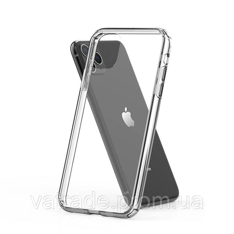 

Чехол WK Design Military Grade Case For iPhone 11 Pro Max Transparent (WPC-097), Прозрачный: white + transparent