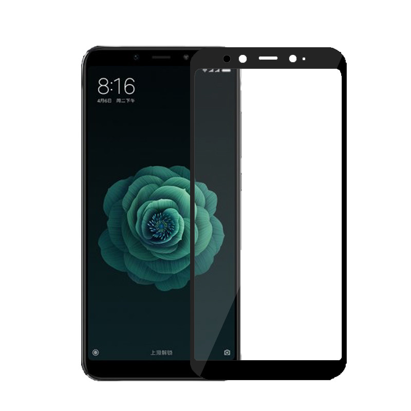 

Защитное стекло Xiaomi Мi A2 / Mi 6X Premium 5D+ (Закругленные края), Черный