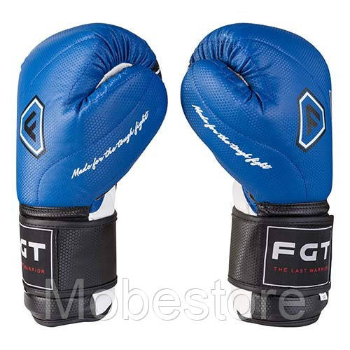 

Боксерские перчатки FGT синие 8oz, Cristal 2815, Синий