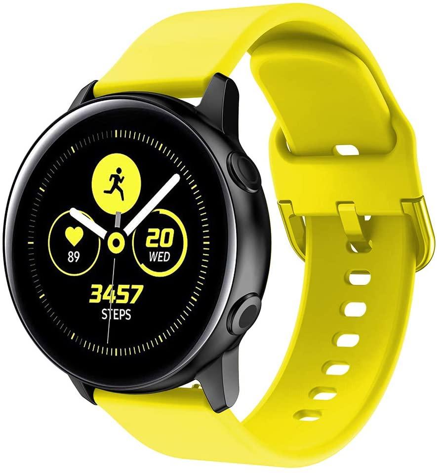 

Ремешок BeWatch New 20мм для Samsung Galaxy Watch 42мм | Active | Active 2 Желтый (1012320), Yellow