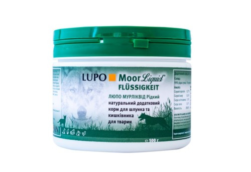 

Натуральная добавка для желудка и кишечника для кошек и собак Moorliquid LUPOSAN