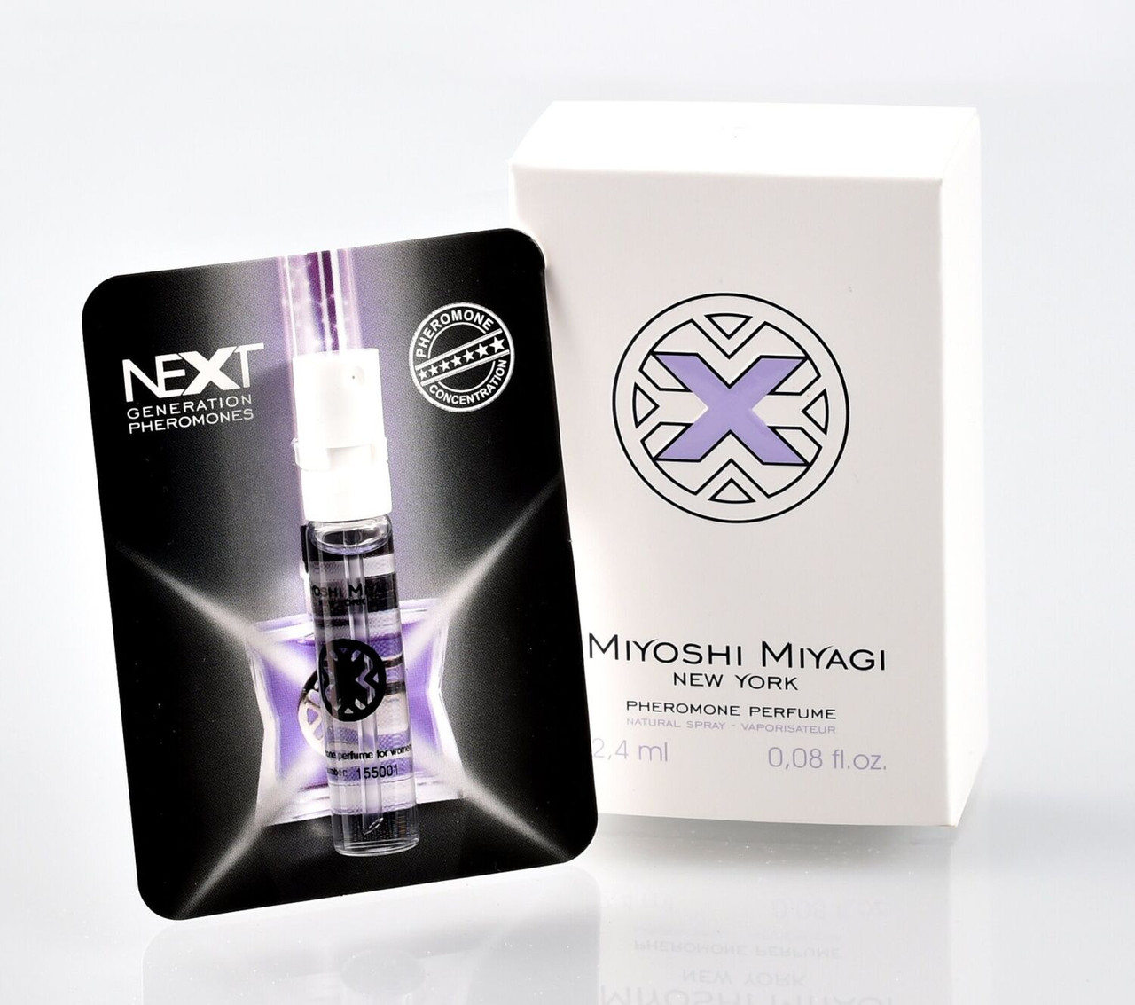 

Духи с феромонами для женщин Miyoshi Miyagi Next "X" for Women, 2,4 ml