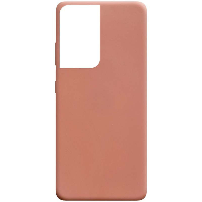 

Силиконовый чехол Candy для Samsung Galaxy S21 Ultra, Rose gold