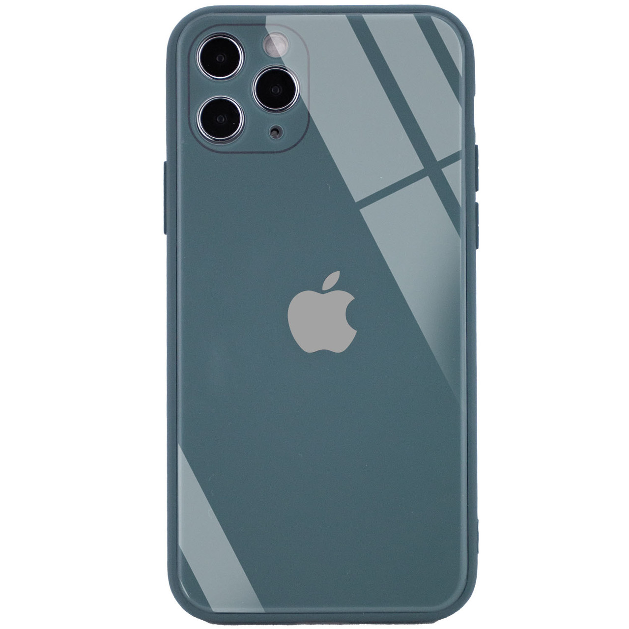 

TPU+Glass чехол GLOSSY Logo Full camera (opp) для Apple iPhone 11 Pro Max (6.5, Зеленый