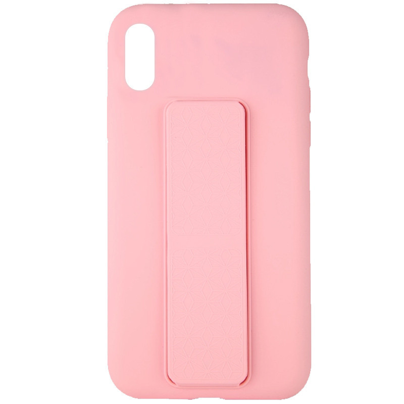 

Чехол Silicone Case Hand Holder для Apple iPhone X / XS (5.8, Розовый / pink