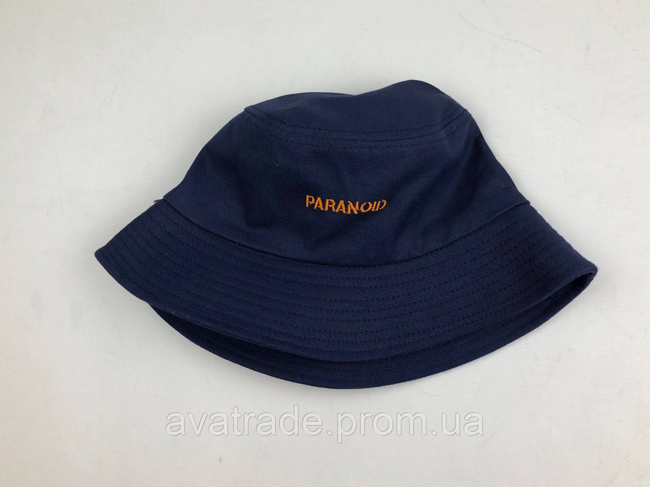 

Панама Bucket Hat Anti Social Social Club Paranoid ASSC Темно-синяя