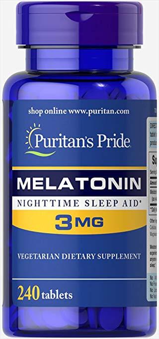 

Снотворное Puritan's Pride Melatonin 3 мг (240 таб) Оригинал! (336168)