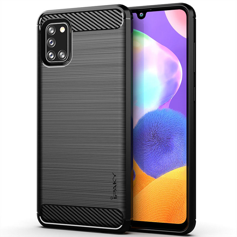 

TPU чехол iPaky Slim Series для Samsung Galaxy A31, Черный