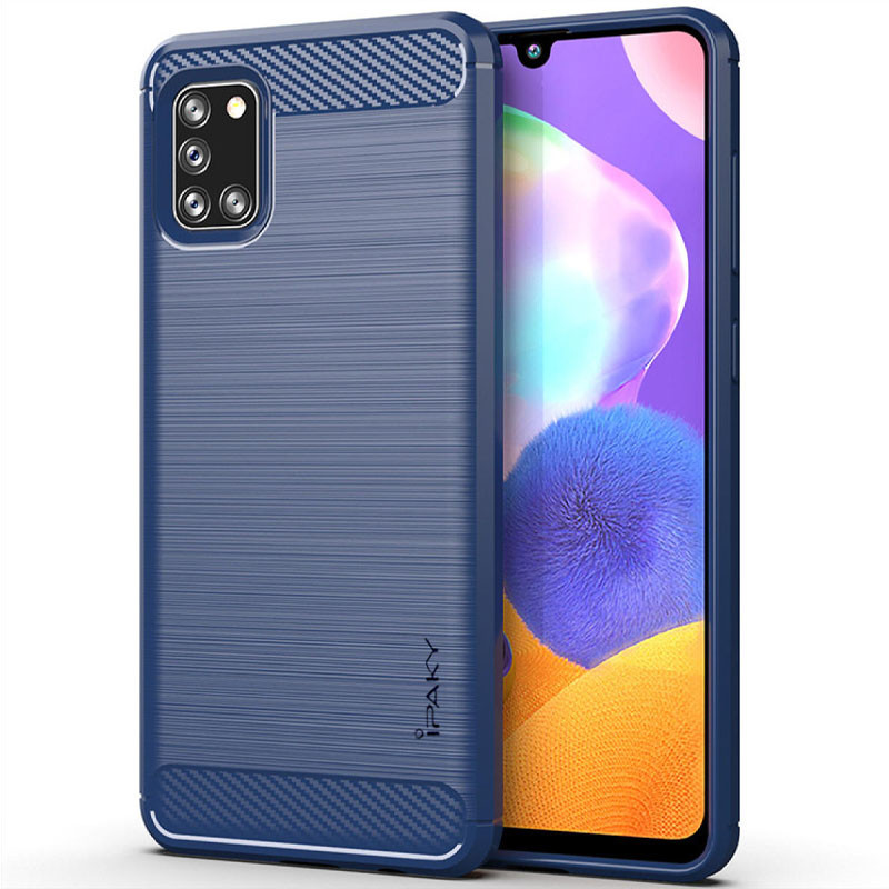 

TPU чехол iPaky Slim Series для Samsung Galaxy A31, Синий