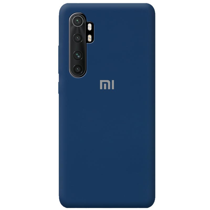 

Чехол Silicone Cover Full Protective (AA) для Xiaomi Mi Note 10 Lite, Темно-синий / midnight blue