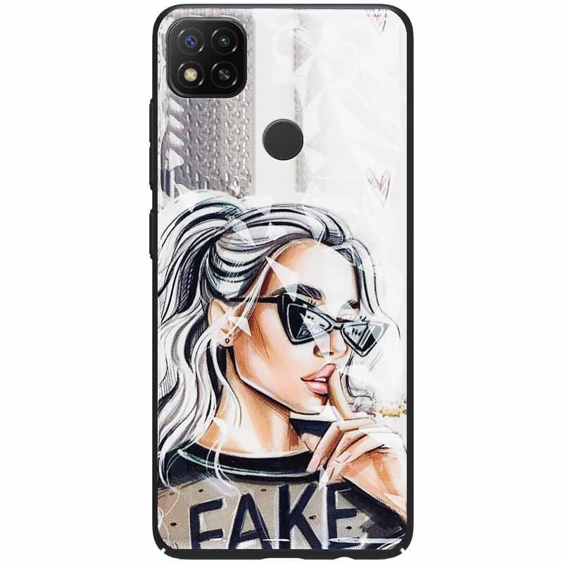 

TPU+PC чехол Prisma Ladies для Xiaomi Redmi 9C, Fake