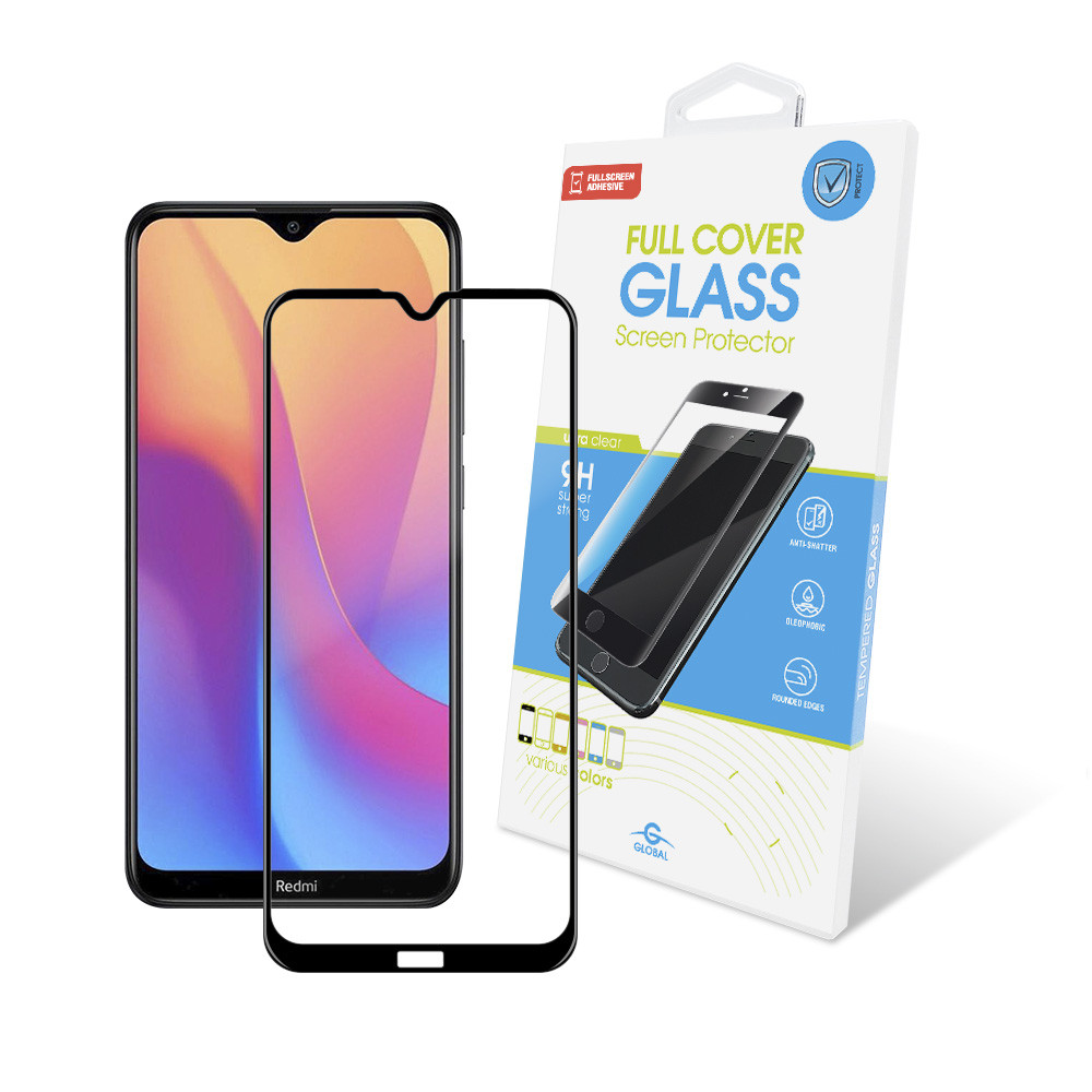 

Защитное стекло Global Full Glue для Xiaomi Redmi 8A Black (1283126496288), Черный