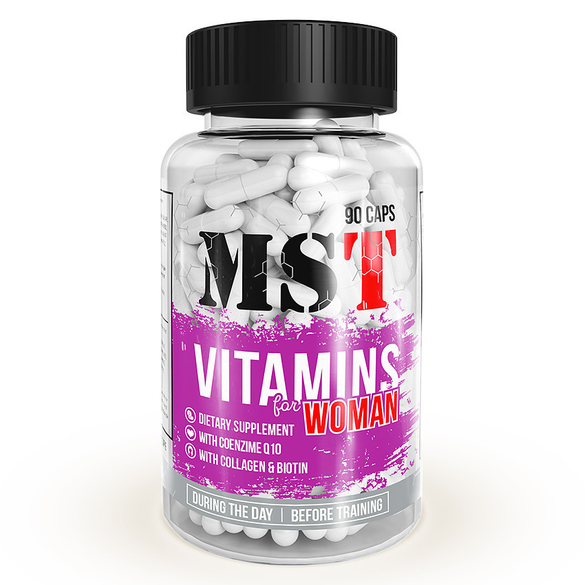 Вітаміни і мінерали MST Nutrition Vitamins for Woman (90 капс) Оригінал! (337193)