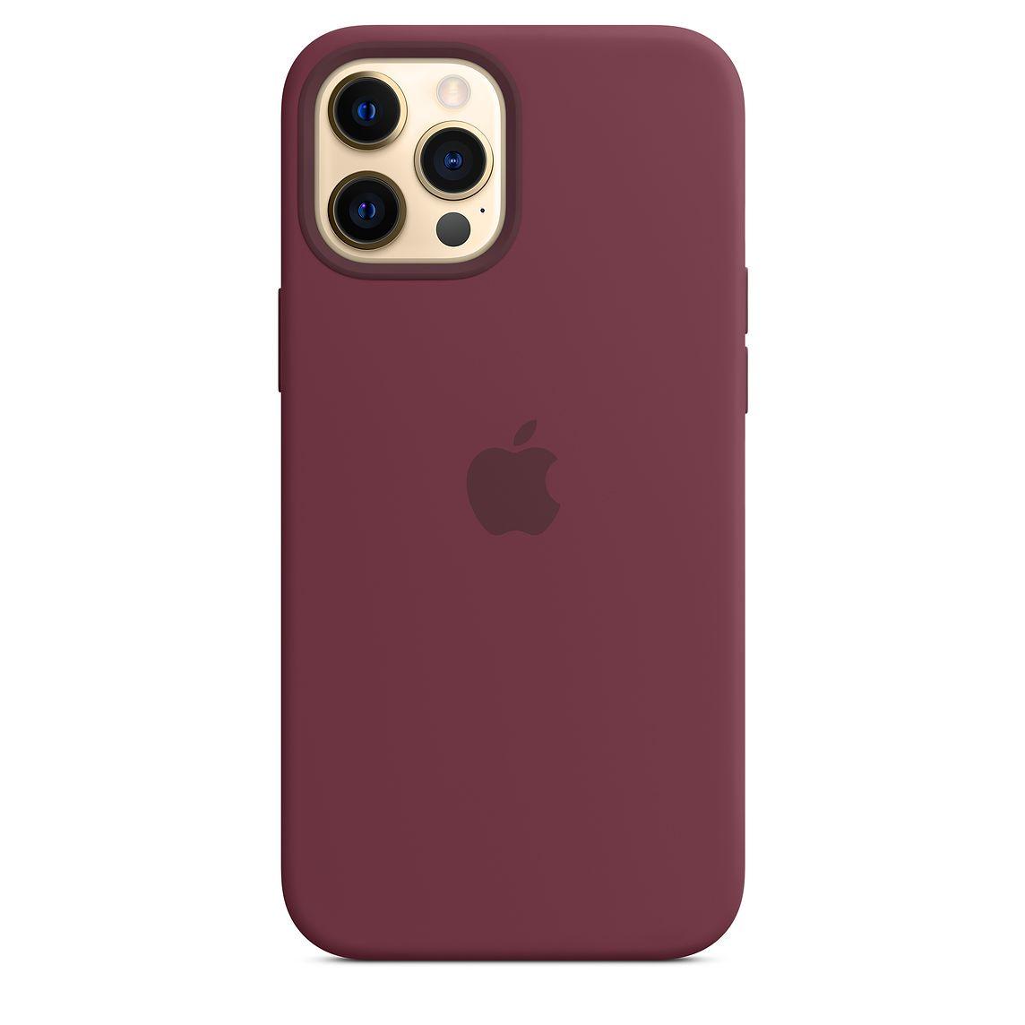 

Apple silicon case iPhone 12 Pro Max "Plum" без MagSafe