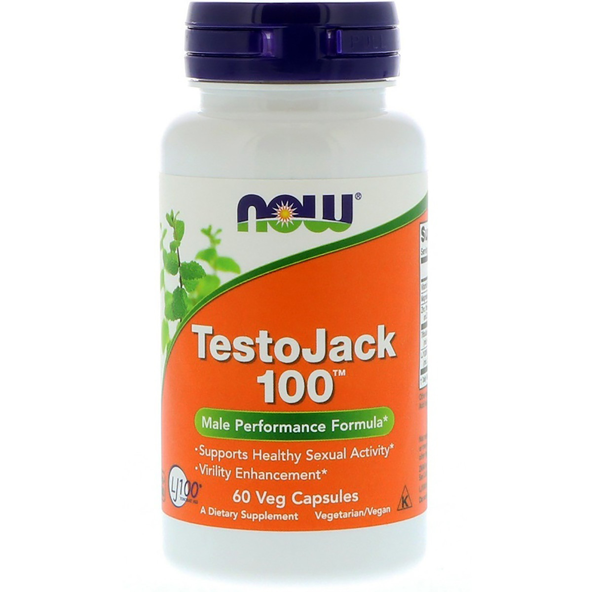 Стимулятор тестостерону NOW Foods TestoJack 100 (60 капс) Оригінал! (339959)