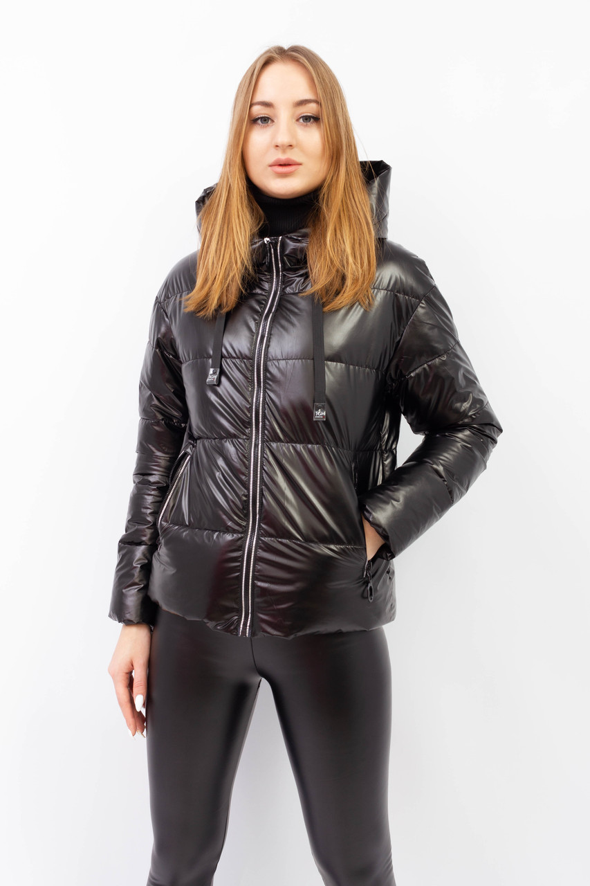 

Женская куртка Xuechenhan X2112 черная XL, Черный