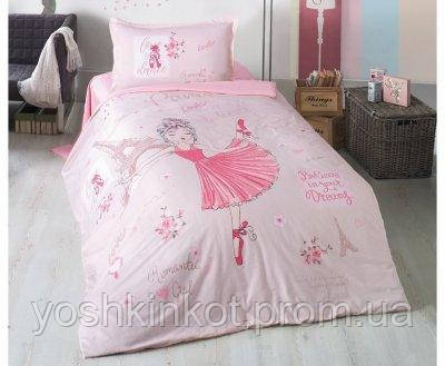 

Подростковое постельное белье Aran Clasy Romantic Girl 160x220 SKL53-239717, Розовый