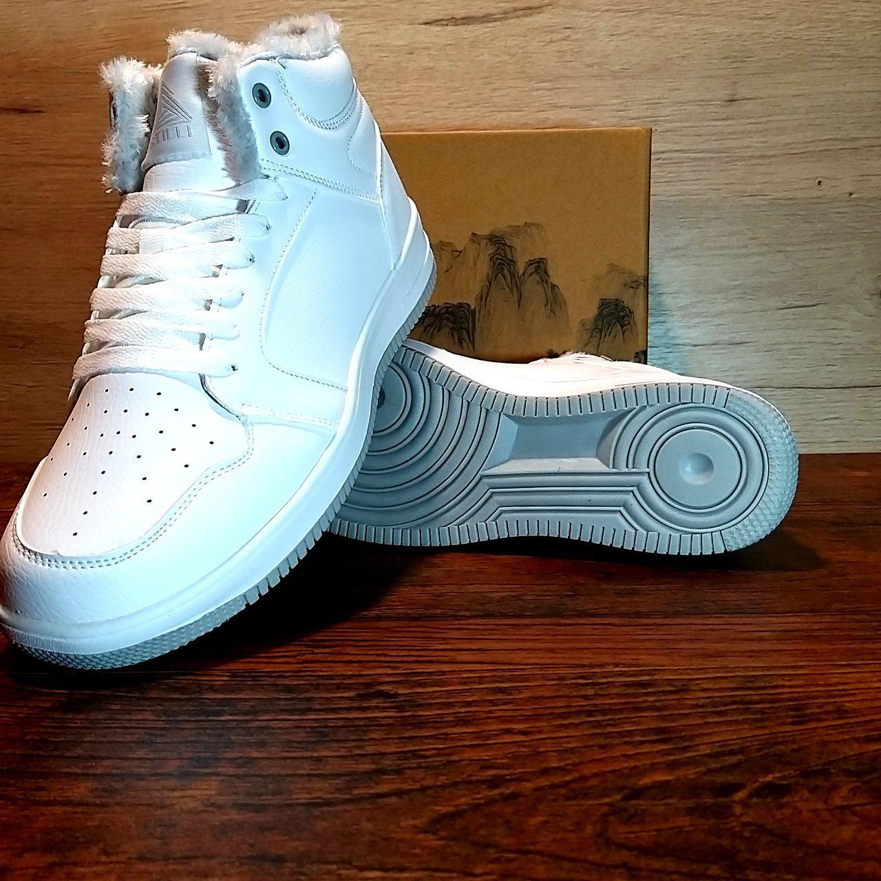 

Мужские кроссовки в стиле Nike Air Force белые 43(42)-27см, Белый