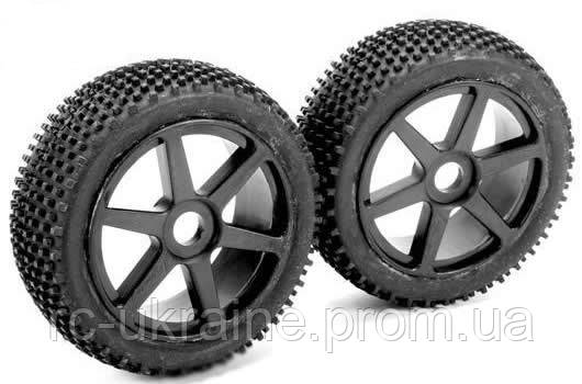 

Team Magic B8 Pre-mounted Tires 6 Spokes Black 2p