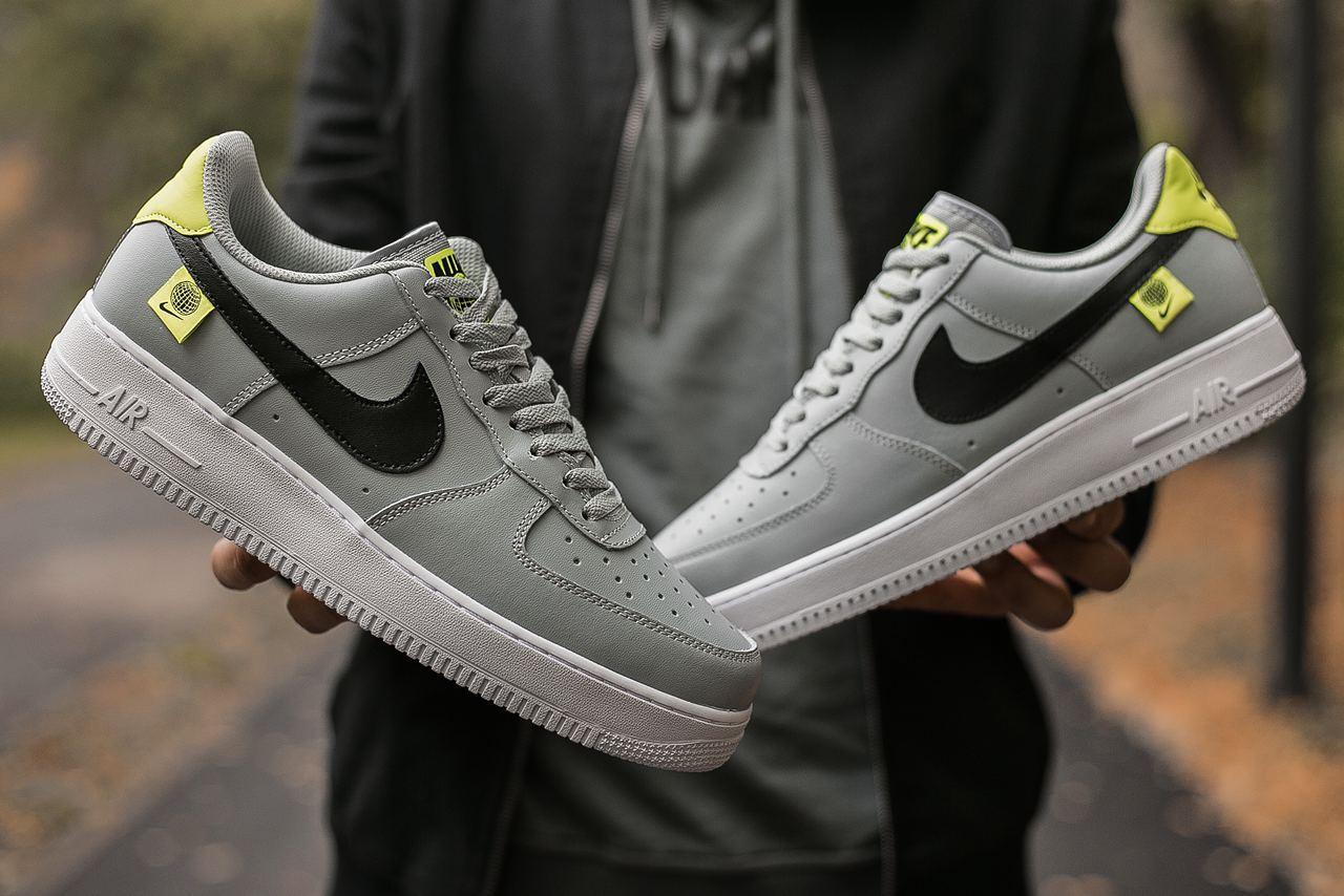 

Мужские кроссовки Nike Air Force 1 \ Найк Аир Форс 1 \ Чоловічі кросівки Найк Аір Форс 1, Серый