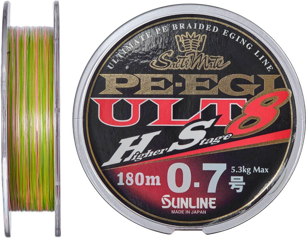 

Шнур Sunline PE EGI ULT HS8 180m #0.7/0.138mm 5.3kg (1658.07.79)