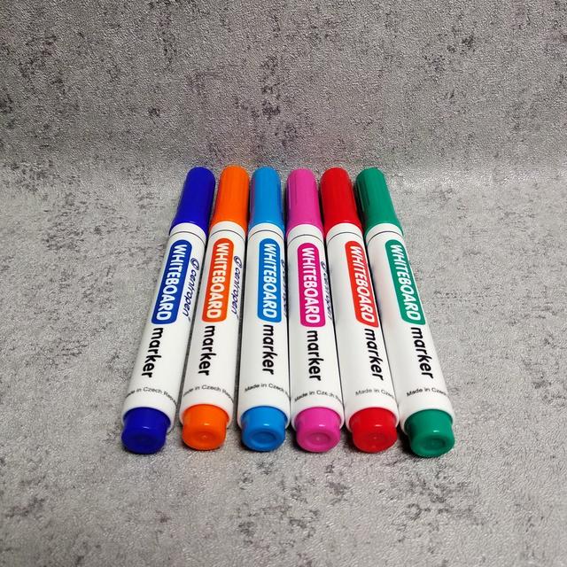Набор разноцветных маркеров для досок CENTROPEN (6 шт)