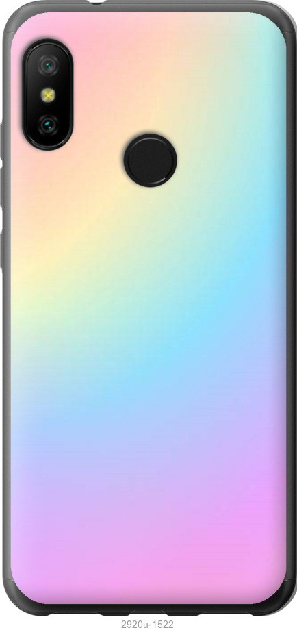 

Чехол на Xiaomi Redmi 6 Pro Радуга 2 "2920u-1595-40275"