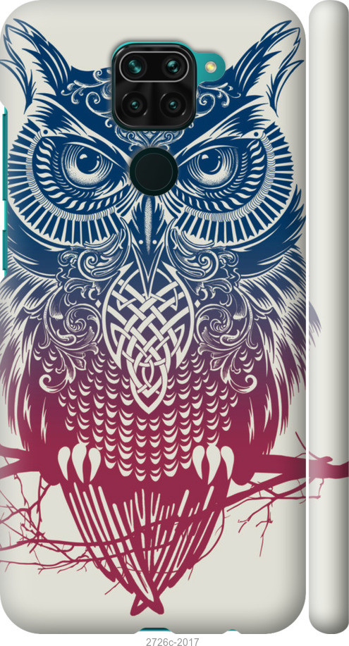 

Чехол на Xiaomi Redmi Note 9 Сова 2 "2726c-2017-40275"