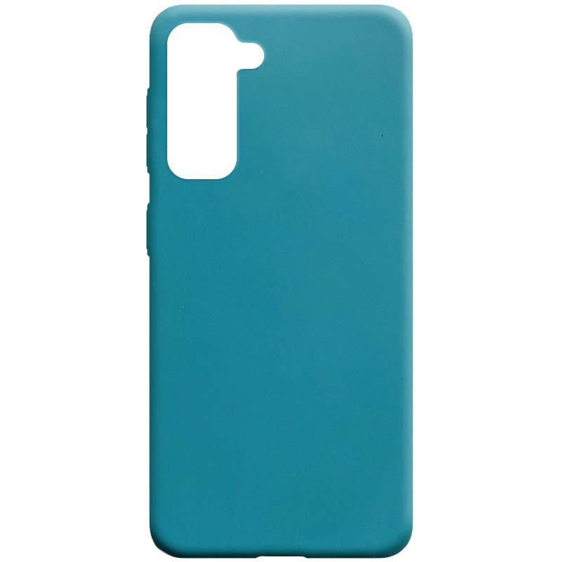 

Силиконовый чехол Candy для Samsung Galaxy S21, Синий / powder blue