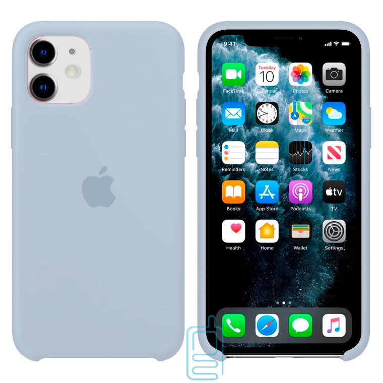 

Чехол Silicone Case Apple iPhone 11 серо-голубой 26 в Одессе