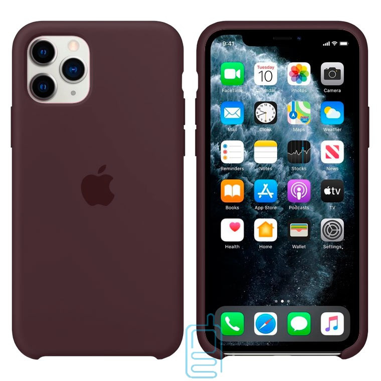 

Чехол Silicone Case Apple iPhone 11 Pro Max темно-коричневый