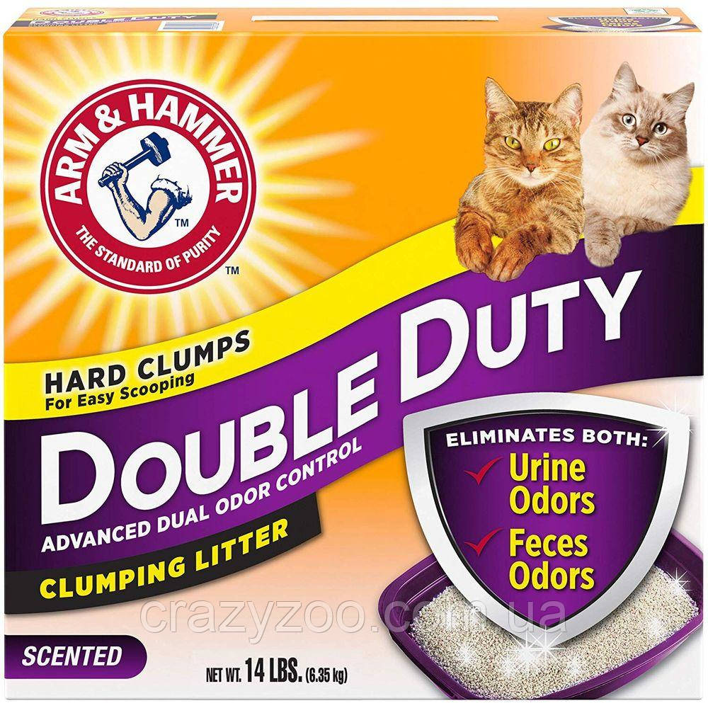 

Arm & Hammer 200021483 Double Duty (Наполнитель комкующийся для кошачьего туалета без аромата 6,35 кг)