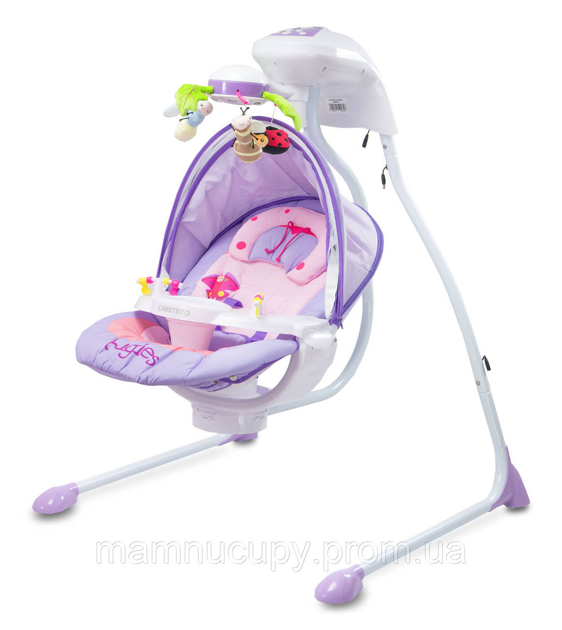 

Колисальний центр Caretero Bugies Purple