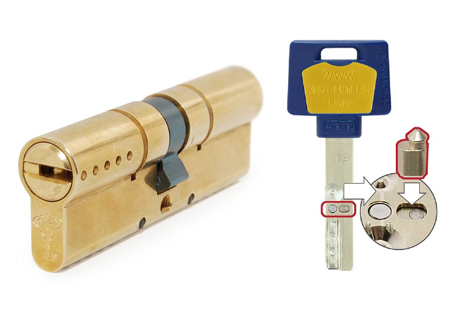 

MUL-T-LOCK Цилиндр INTERACTIVE 110 (55x55) Кл-кл Лат