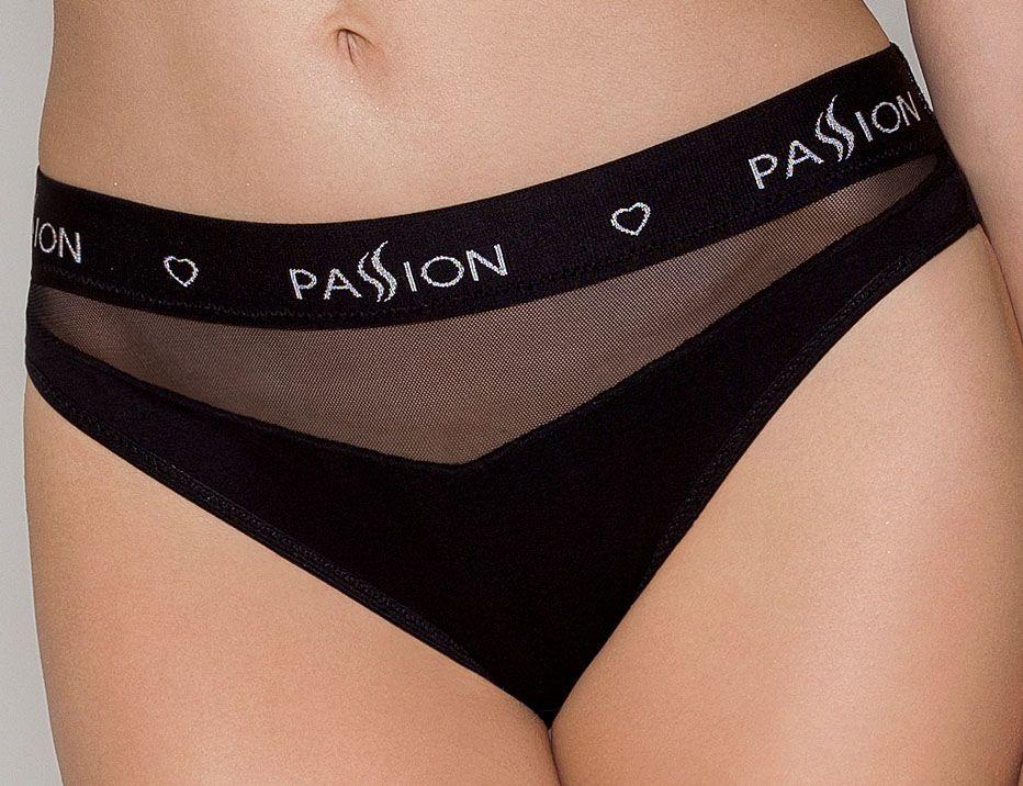 

Трусики женские с прозрачной вставкой Passion PS006 PANTIES black, size M