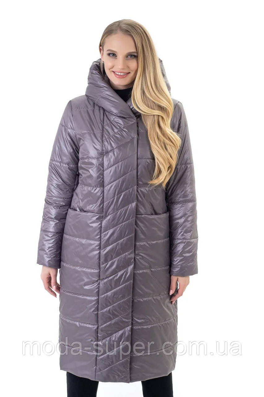 Жіноче пальто-куртка демисезон рр 46-56